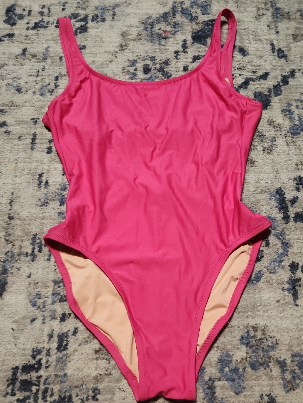 J. Crew Womens Pink Women's 1989 scoopback one-piece swimsuit